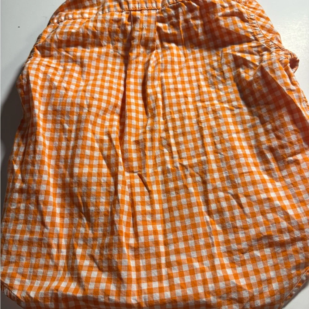 Ralph Lauren Gingham Shirt & US Polo Assn Sweater‎ Bundle Boys 24M Orange Grey
